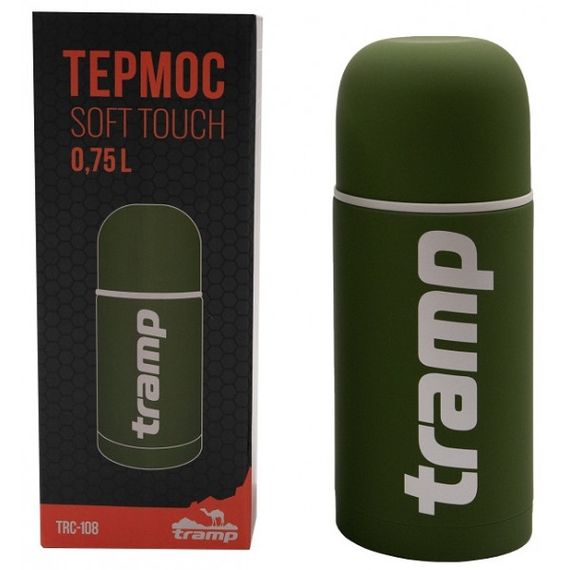 Термос Tramp Soft Touch 0,75 л Хакі TRC-108-khaki | Зображення 2