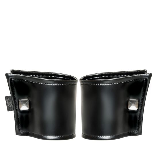 Чоловічі браслети з потайним гаманцем Noir Handmade H075, пара, під латекс, потайна блискавка | Зображення 1