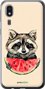 Чохол на Samsung Galaxy A2 Core A260F Єнотик з кавуном "4605u-1683-2448"