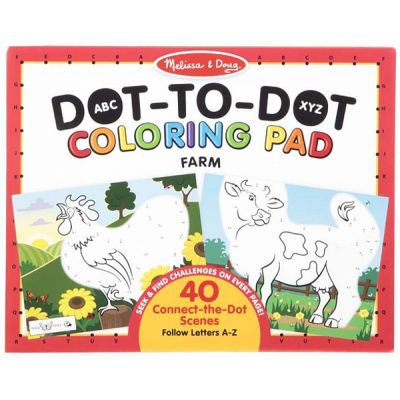 Набір для творчості Melissa&amp;Doug розмальовок за номерами Ферма (MD30260)