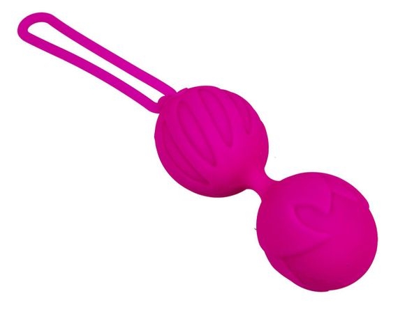 Вагинальные шарики Adrien Lastic Geisha Lastic Balls Mini Magenta (S), диаметр 3,4см, вес 85гр sexstyle