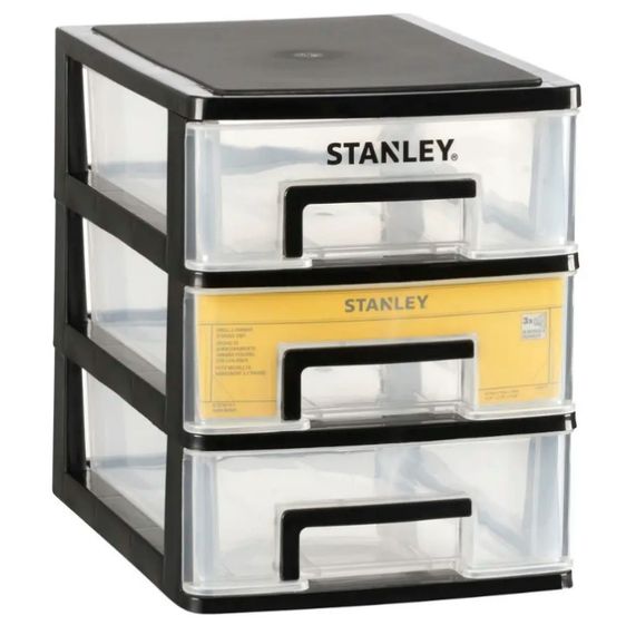 Органайзер вертикальний Stanley з трьома висувними відділеннями (STST40712-1)