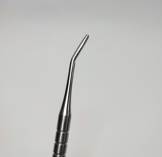 Изогнутый двусторонний рашпиль Эстет (кюретка-пилка) для педикюра (Украина) | Зображення 1