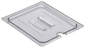 Кришка з ручкою та виїмкою під ложку FlipLid з прозорого полікарбонату для гастроємності Cambro