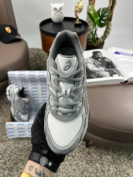 Чоловічі кросівки ASICS Gel-NYC Grey Silver White (замша , текстиль) 42 26,5 | Зображення 4