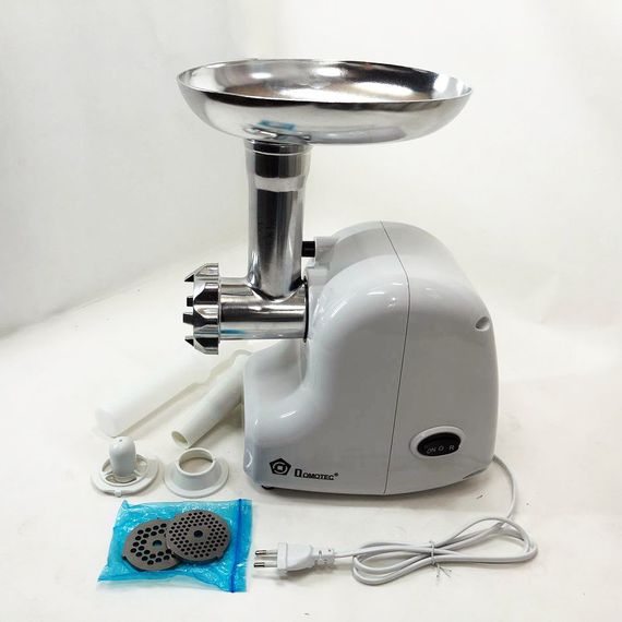 Мясорубка професиональна Domotec MS-2017 | Мясорубка для томатов | Электрическая мясорубка HX-183 с насадками