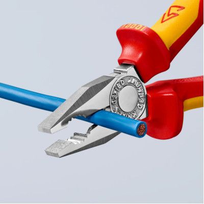 Плоскогубцы KNIPEX комбинированные диэлектрические VDE (03 06 160) | Зображення 3