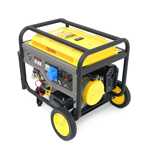 Генератор бензиновий COVAX CV17500LD-E2, 8.5kW, однофазний 220V, 50Hz, DC12V | Зображення 3