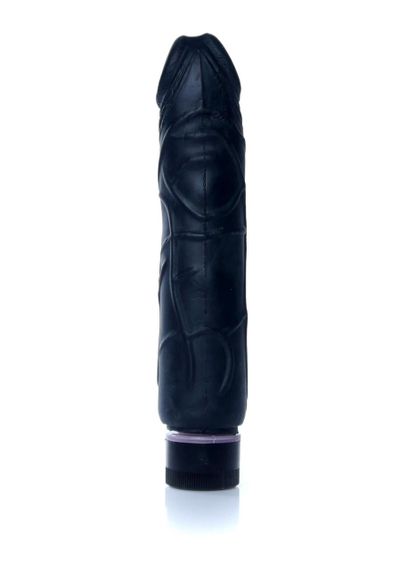 Вібратор - Real Skin Multispeed Black, 22 см Sex Aura | Зображення 4