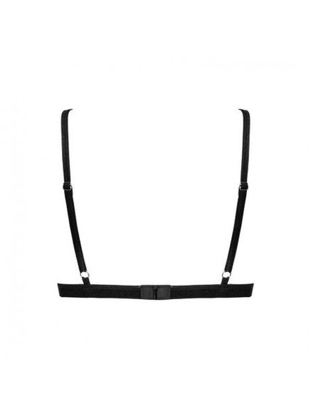 Бюстгальтер сіточкою з мереживною оккантівкою Obsessive Mibelia чорний, XS/S sexstyle | Зображення 6