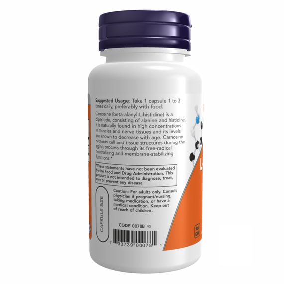Carnosine 500mg - 100 vcaps | Зображення 2