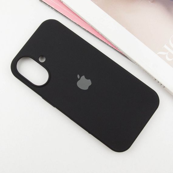 Чехол Silicone Case Full Protective (AA) для Apple iPhone 16 (6.1") Черный / Black | Зображення 1