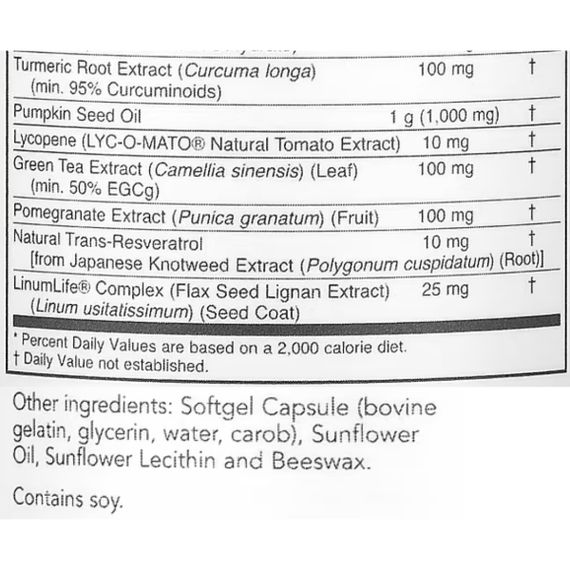 Комплекс для здоровья предстательной железы Protocol for Life Balance Prostate-B 90 Softgels | Зображення 2