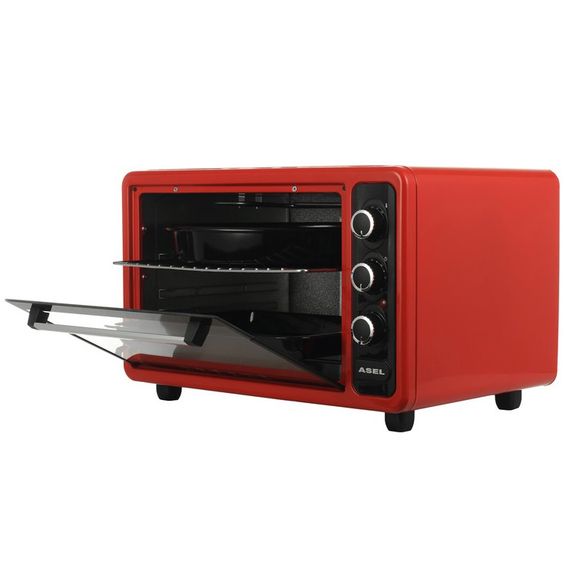 Печь для приготовления завтраков ASEL AF-40-23 33 л 1300 Вт, Электродуховка NF-604 духовка настольная | Зображення 4