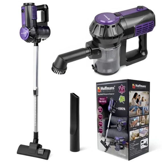 Пылесос Hoffmans HM-8810 1500 Вт • Вертикальный контейнерный пылесос 2 в 1 с HEPA-фильтром и 3 насадками | Зображення 5