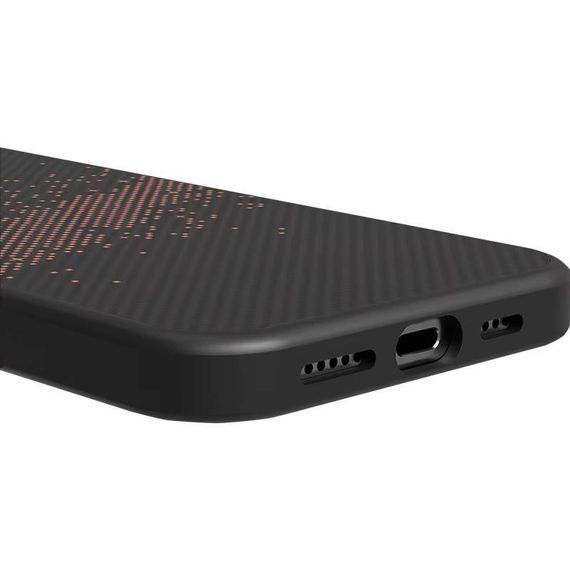 TPU чохол Monzo (MagFit) для Apple iPhone 16 Pro Max (6.9") Black Titanium gold | Зображення 3