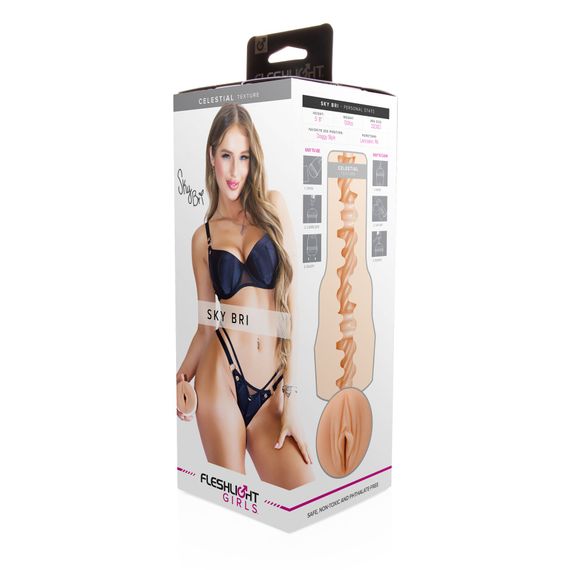 Мастурбатор Fleshlight Girls: Sky Bri - Celestial, зі зліпка вагіни, дуже ніжний | Зображення 5