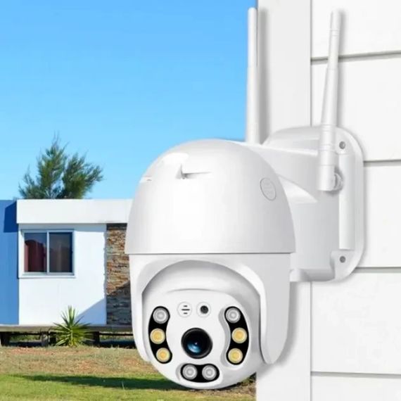 Уличная поворотная IP камера видеонаблюдения WiFi N3 6913 - 2mp ICSee - камера наружного наблюдения для дома | Зображення 3
