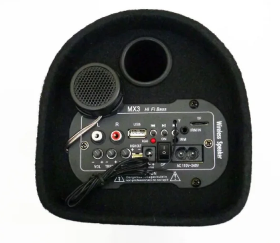 Активний сабвуфер в автомобіль 600 Вт Car Speaker Subwoofer ZPX ZX-6SUB | Зображення 5