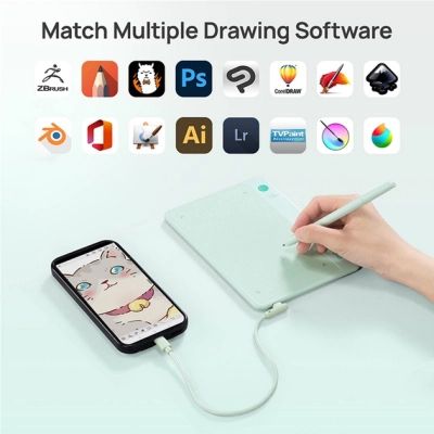 Графический планшет Parblo Ninos NEO Green (NINOSNEO) | Зображення 3