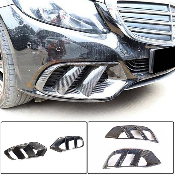 Карбоновые Накладки на Противотуманные Фары (для SD Base 2015-2019) для Mercedes C-сlass W205