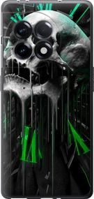 Чехол на OnePlus 11R Череп-часы "4100u-2939-17620"