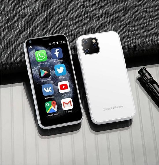 Маленький мобільний смартфон сенсорний GtStar Soyes XS 11 Black | Зображення 1