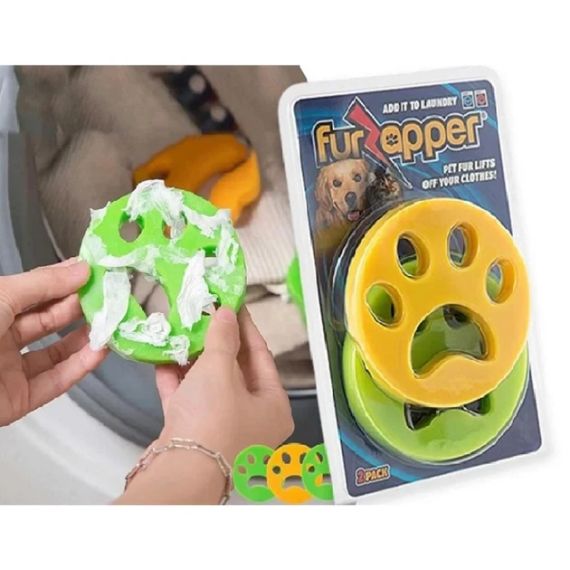 Засіб для прибирання шерсті, Силіконові лапки для прибирання шерсті, комплект із 2 шт. | Зображення 1