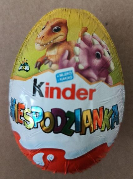 Конфеты шоколадные яйцо Киндер Kinder серия Natoons (жывотные), 20г, для мальчиков и девочек