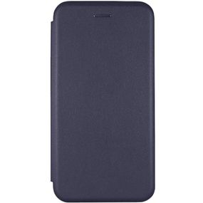Кожаный чехол-книжка Classy для Samsung Galaxy A05 Темно-синий