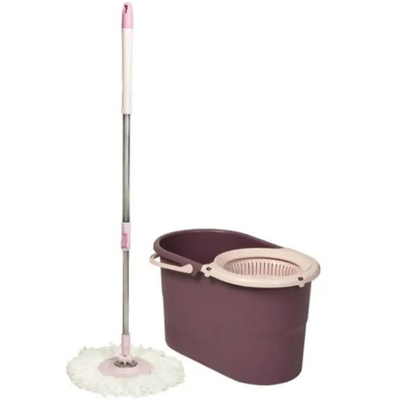 Набір для прибирання Motek відро на 16 л, швабра та моп круглий (MT-25)