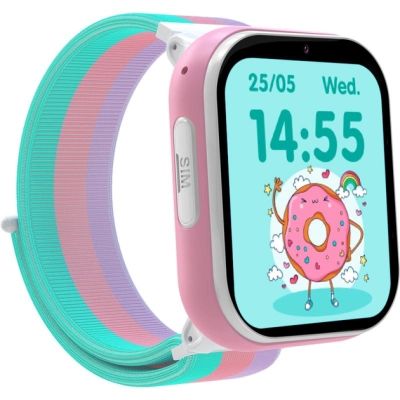 Смарт-годинник Gelius Pro GP-PK008 (Rainbow) White Kids smart watch with GPS/4G (Pro GP-PK008 (Rainbow) White) | Зображення 2
