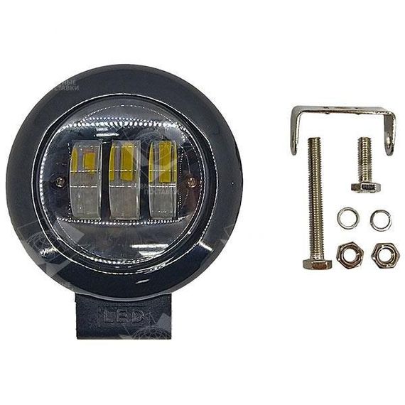 LED фара протитуманна 30W 3 діоди чітка СТМ | Зображення 2