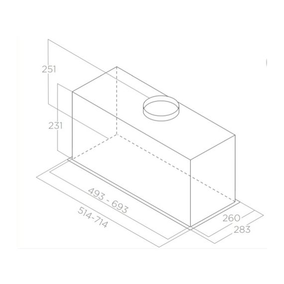 Витяжка кухонна Elica CT23 GR/A/52 | Зображення 7