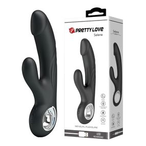 Вибратор PRETTY LOVE SELENE, USB, BLACK, 7 function sexstyle