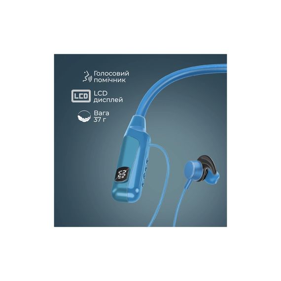 Навушники Promate Blend Blue (blend.blue) | Зображення 9