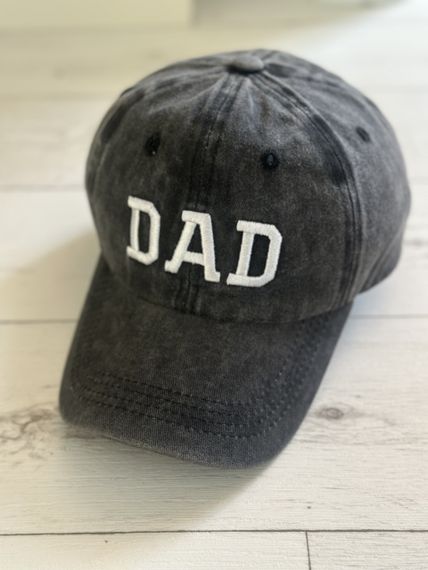 Кепка бейсболка парна (Dad&Mom) Графітовий Тато Dad 56-60р (8044) | Зображення 1