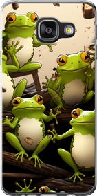 Чехол на Samsung Galaxy A3 (2016) A310F Жабки "5656u-159-17620"