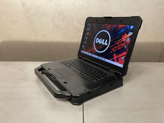 Защищенный ноутбук Б-класс Dell Latitude 5424 Rugged / 14" (1920x1080) IPS / Intel Core i5-8350U (4 (8) ядра по 1.7 - 3.6 GHz) / 32 GB DDR4 / 512 GB SSD M.2 / AMD Radeon RX 540, 4 GB GDDR5, 128-bit / WebCam / Два АКБ б/у + Подарок Проводная мышь / USB | Зображення 5