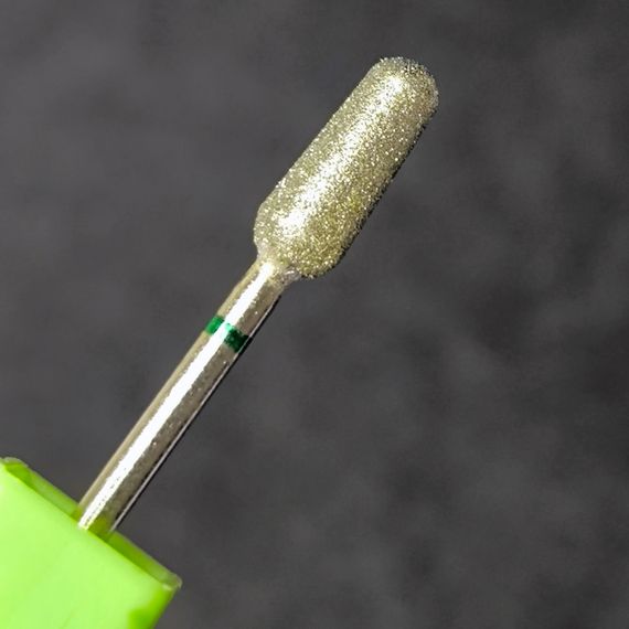 Фреза алмазна конус округлений 050 зелена