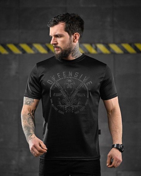 Тактична футболка для відведення поту Oblivion black Defensive ДЛ6588 | Зображення 3