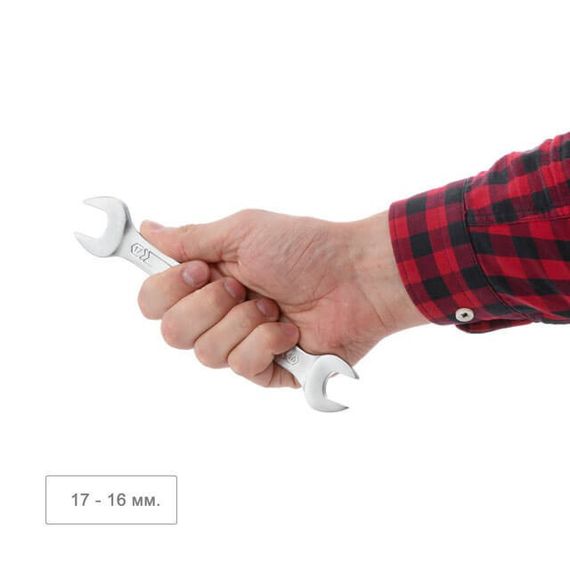 Ключ ріжковий 16-17 мм, STORM, Cr-V INTERTOOL XT-1116 | Зображення 3