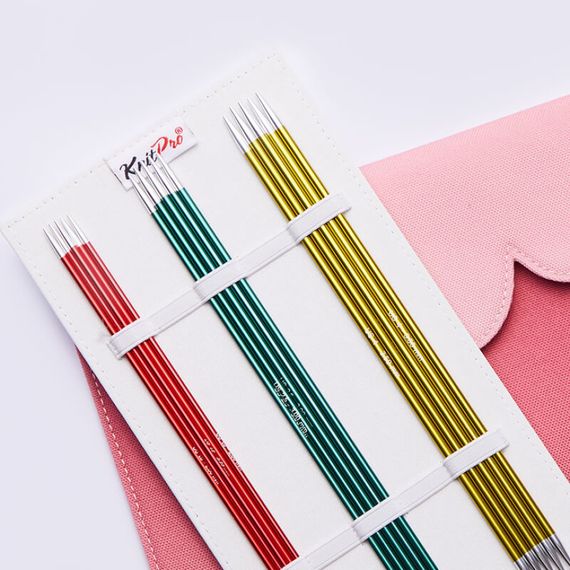 Набор носочных стальных спиц KnitPro Zing - Socks Kit, 15 см | Зображення 1
