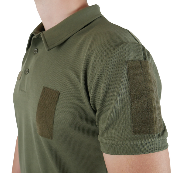 Футболка поло тактична CoolPASS Оливкова L | Зображення 5