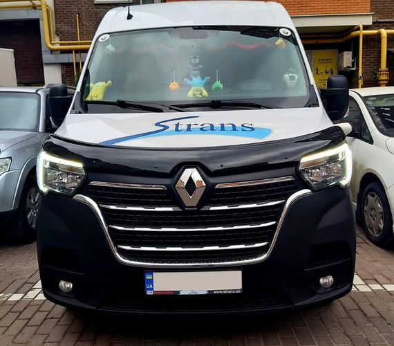 Дефлектор капота 2020-2024 (EuroCap) для Renault Master