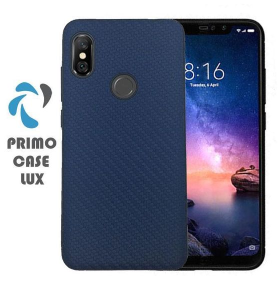 Чехол накладка Primo Case Lux для Xiaomi Redmi Note 6 Pro - Dark Blue