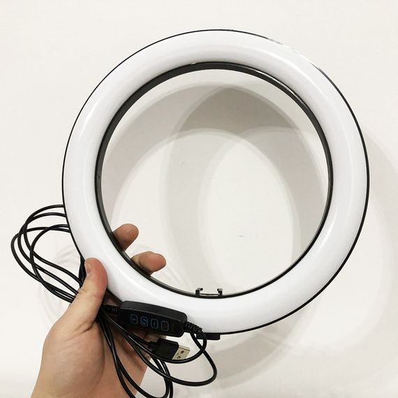 Професійна освітлення 26, Лампа блогера кругла, Підсвічування для селфі, Яскрава селфі лампа AI-65 | Зображення 3