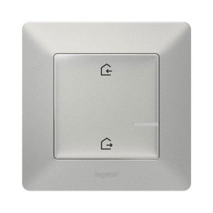 Valena Life with NETATMO. Главный беспроводной выключатель &quot;Дома / не дома&quot; . Алюминий (752386)