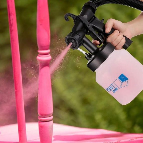 Фарборозпилювач електричний на 800 мл, від мережі, Paint Zoom / Краскопульт ручний / Професійний розпилювач для фарби | Зображення 5