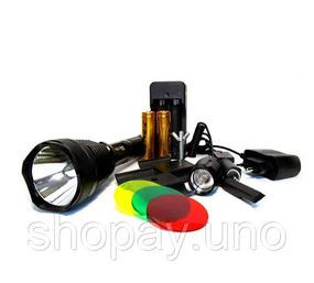 Тактический фонарик BL Q3888 -T6 3 18650 battery Police